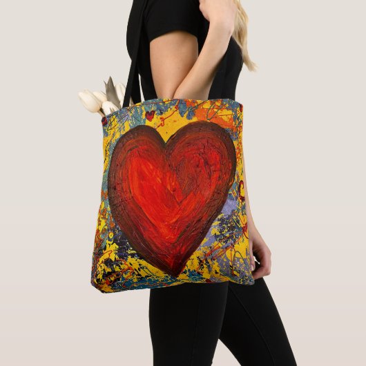 Big Heart-Tas Tote Bag (Dichtbij)