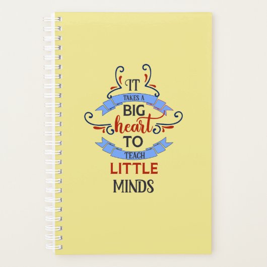 Big Heart Teacher Spiral Planner (Voorkant)