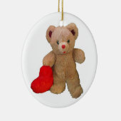 Big Heart Teddybeer Keramisch Ornament (Rechts)