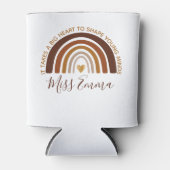 Big Heart tot Shape Young Minds Teacher Blikjeskoeler (Voorkant)