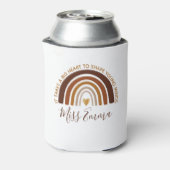 Big Heart tot Shape Young Minds Teacher Blikjeskoeler (Blikje Achterkant)