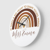 Big Heart tot Shape Young Minds Teacher Grote Klok (Hoek)