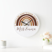 Big Heart tot Shape Young Minds Teacher Grote Klok (Huis)