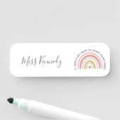 Big Heart tot Shape Young Minds Teacher Naamplaatje (In situ)