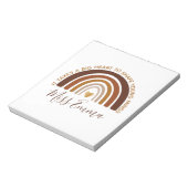 Big Heart tot Shape Young Minds Teacher Notitieblok (Linkerzijde)