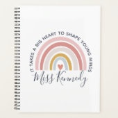 Big Heart tot Shape Young Minds Teacher Planner (Voorkant)