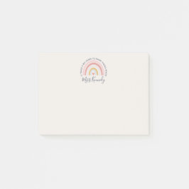 Big Heart tot Shape Young Minds Teacher Post-it® Notes