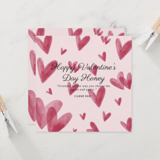 Big hearts Valentine Card