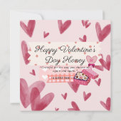 Big hearts Valentine Card (Achterkant)