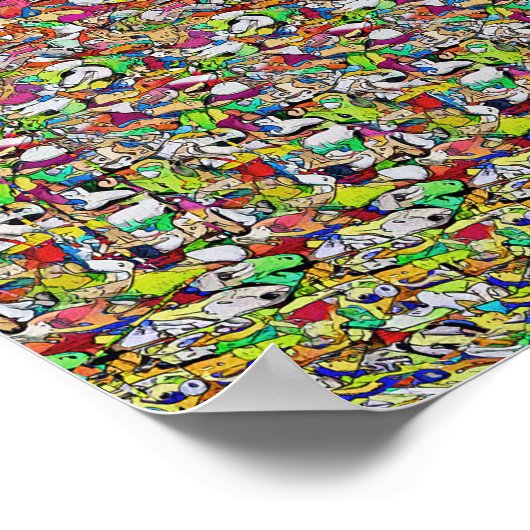 Big Hit - Verborgen 3D-afdrukken Poster (Hoek)