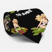 Big Hitter Golf Dad Retro Pin Up The Bomber Patter Stropdas (Opgerold)