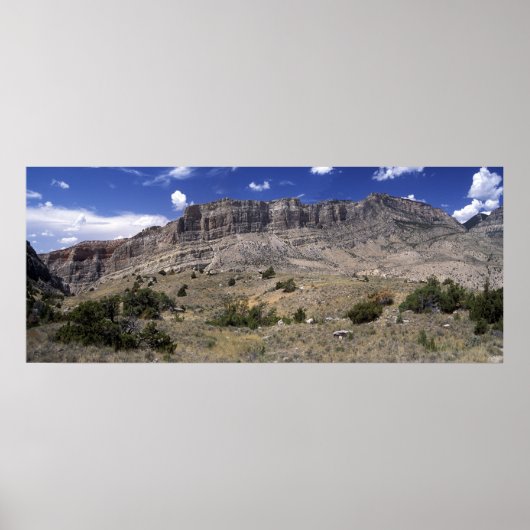 Big Horn Mountains Panoramic 1 Poster (Voorkant)