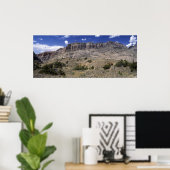 Big Horn Mountains Panoramic 1 Poster (Thuiskantoor)