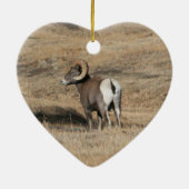 Big Horn Ram Keramisch Ornament (Achterkant)