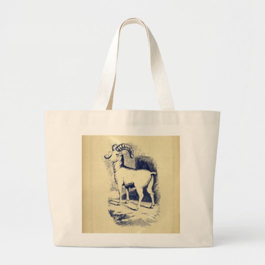  BIG HORN SHEEP GROTE TOTE BAG (Voorkant)