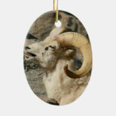 Big Horn Sheep Laughing Keramisch Ornament (Achterkant)