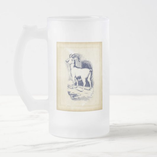 BIG HORN SHEEP MATGLAS BIERPUL (Links)