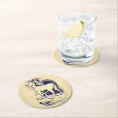  BIG HORN SHEEP RONDE KARTONNEN ONDERZETTER (Insitu)