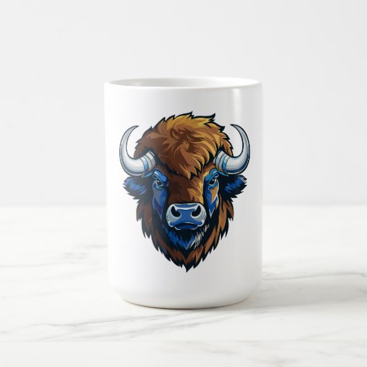 big horned bison koffiemok (Center)