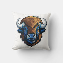 big horned bison kussen