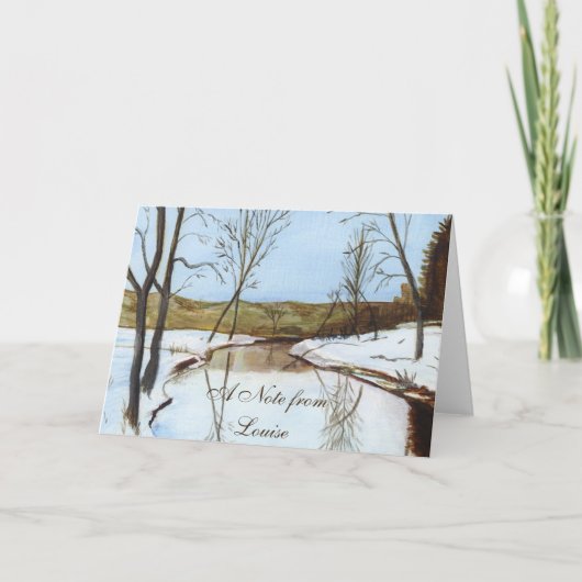 Big Horse Creek Notitiekaartje (Voorkant)