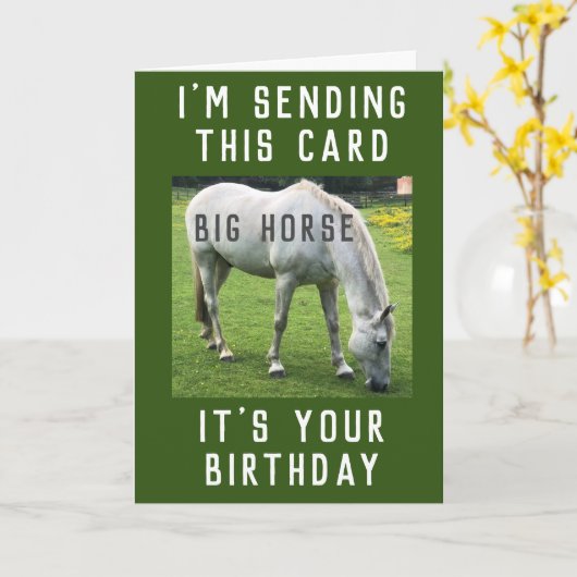 Big Horse Het is je Kaart (Gele Bloem)