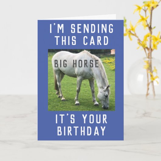 Big Horse Het is je Kaart (Gele Bloem)