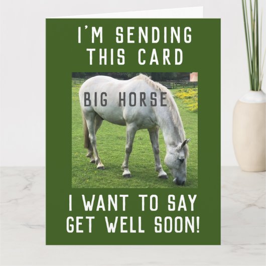 Big Horse wordt snel beter Kaart (Voorkant)