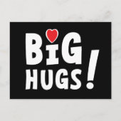 Big hug. Beterschapskaart of voor Valentijnsdag Feestdagenkaart (Voorkant)
