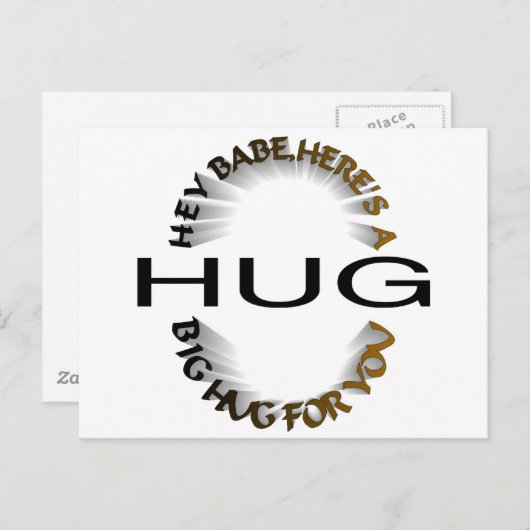BIG HUG BRIEFKAART (Voorkant / Achterkant)