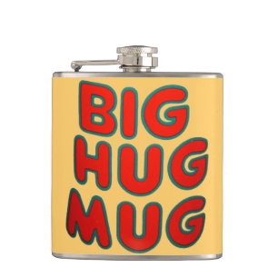 Big Hug Coffee Mok Whiskey Hip Flask Heupfles