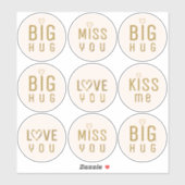 Big Hug en Miss You and Kiss Me Labels (Vel)