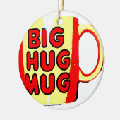 Big Hug Mok Keramisch Ornament (Links)