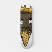 BIG Ice Cream Cone Persoonlijk Skateboard (Voorkant)