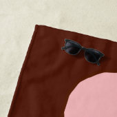 Big Ice Cream Kone Beach Towel Gift Strandlaken (In situ)