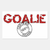 Big Insane Goalie Sticker (Voorkant)