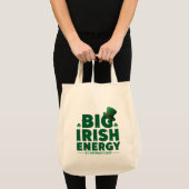 Big Irish Energy-Canvas tas | Grappige St Patrick' (Voorkant (product))