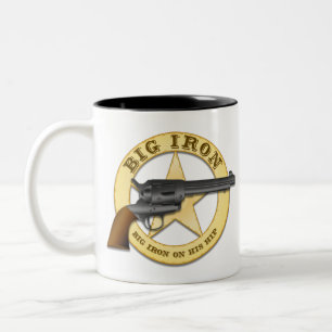 Big Iron Tweekleurige Koffiemok