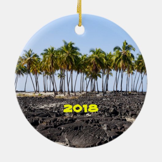 Big Island Beach & Sand Keramisch Ornament (Achterkant)