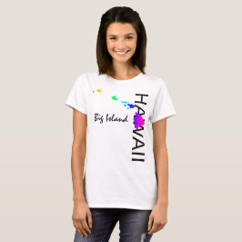 BIG ISLAND - HAWAÏ ISLANDS NEON REGENBOOG T-SHIRT