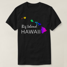 BIG ISLAND - HAWAÏ ISLANDS NEON REGENBOOG T-SHIRT