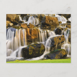 Big Island, Hawaii. Cascading stream, Big Island Briefkaart