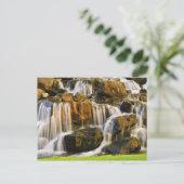 Big Island, Hawaii. Cascading stream, Big Island Briefkaart (Staand voorkant)