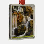 Big Island, Hawaii. Cascading stream, Big Island Metalen Ornament (Rechts)