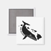 Big Island - Hawaii Islands Humpback Magneet (Voorkant / Achterkant)