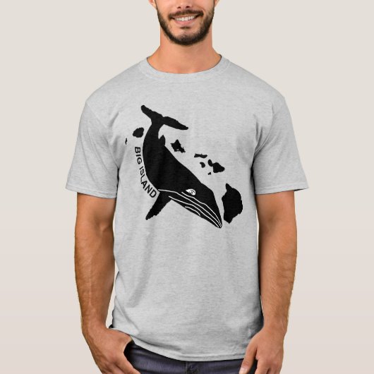 Big Island - Hawaii Islands Humpback T-shirt (Voorkant)