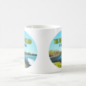 Big Island Hawaii Punalu'u Beach Vintage Koffiemok (Center)