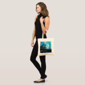 Big Island Hawaii schilderachtig handpalmen herbru Tote Bag (Voorkant (model))