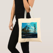 Big Island Hawaii schilderachtig handpalmen herbru Tote Bag (Voorkant (product))