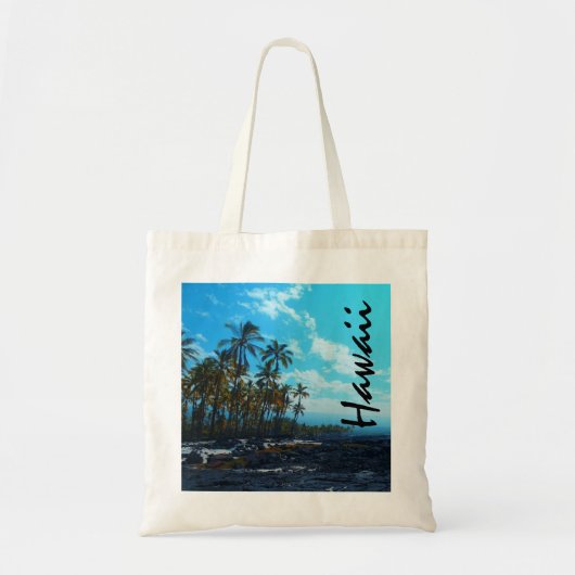 Big Island Hawaii schilderachtig handpalmen herbru Tote Bag (Voorkant)